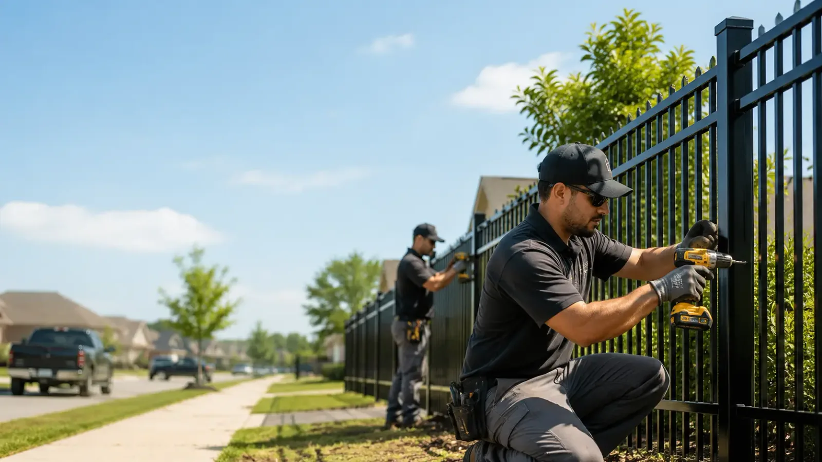Metal Fence Installation in Rosebud, TX